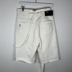 Ottolinger White Asymmetrical Wrap Shorts Size M