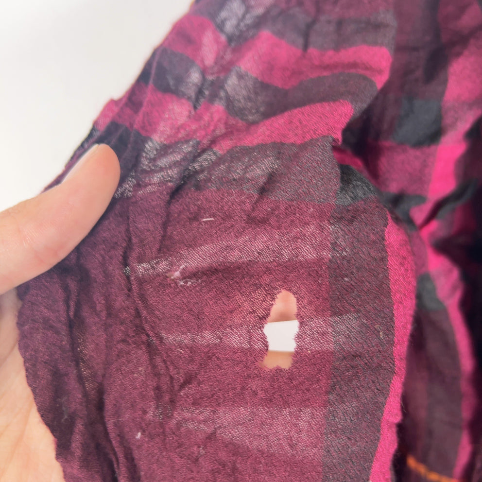 Burberry Check Plum Scarf