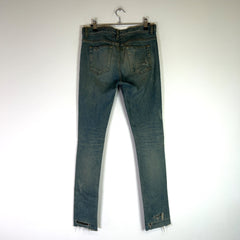 Saint Laurent Paris SS15 D05 Crash Denim Jeans