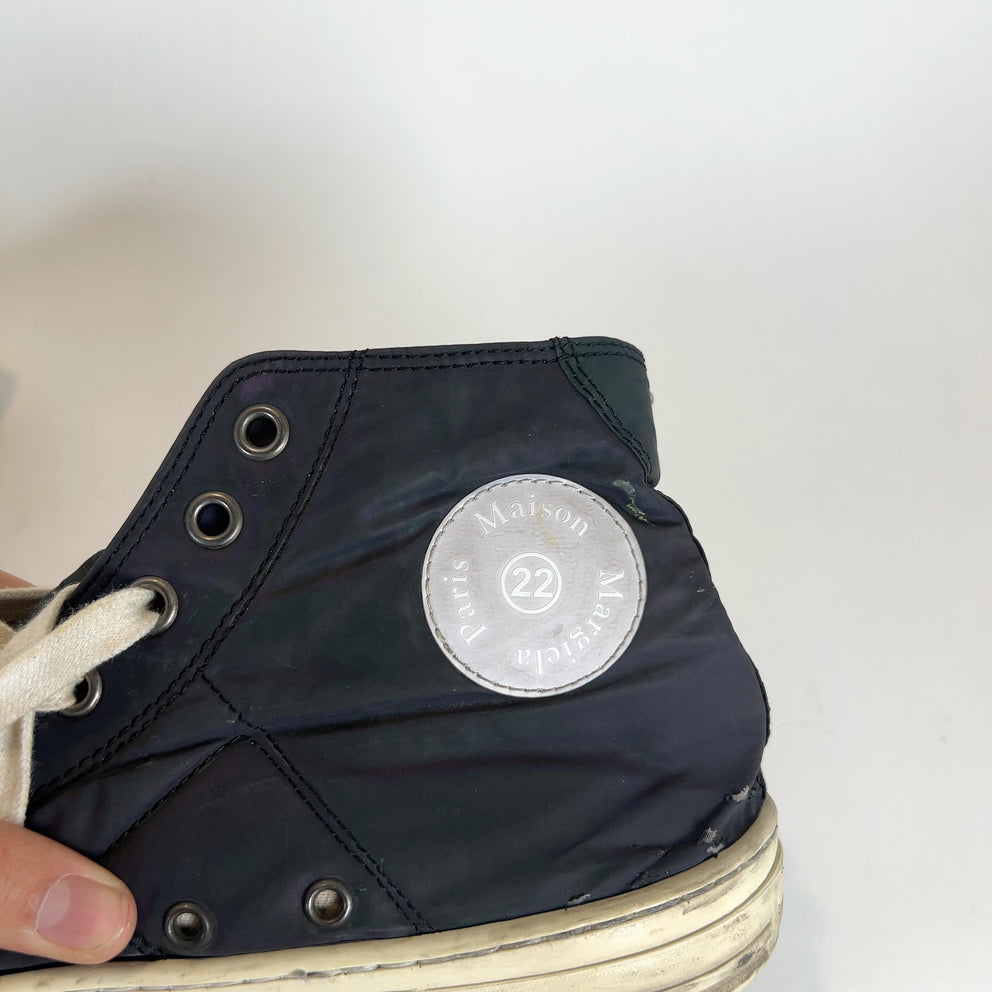 Maison Margiela Iridescent Hightop Sneakers
