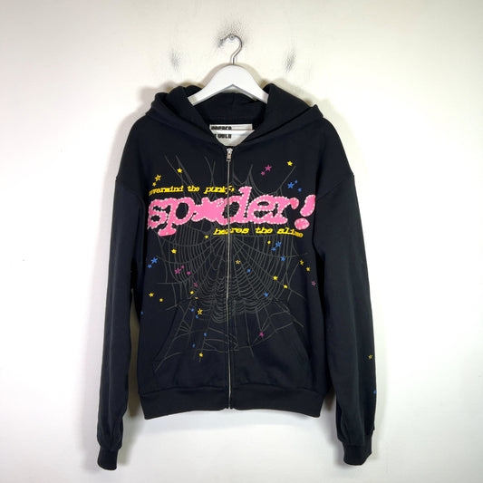 Sp5der Punk V2 Zip-Up Hoodie
