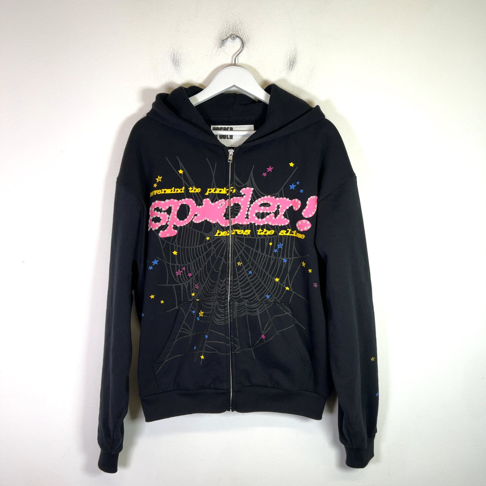 Sp5der Punk V2 Zip-Up Hoodie