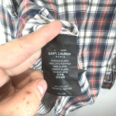 Saint Laurent Western Pearl Snap Button Up Shirt