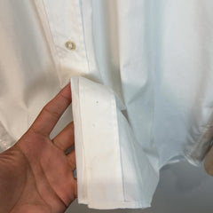 Burberry Brit Check Plaid On Collar And Cuff Shirt