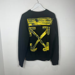 Off-White Yellow Marked Arrows Crewneck