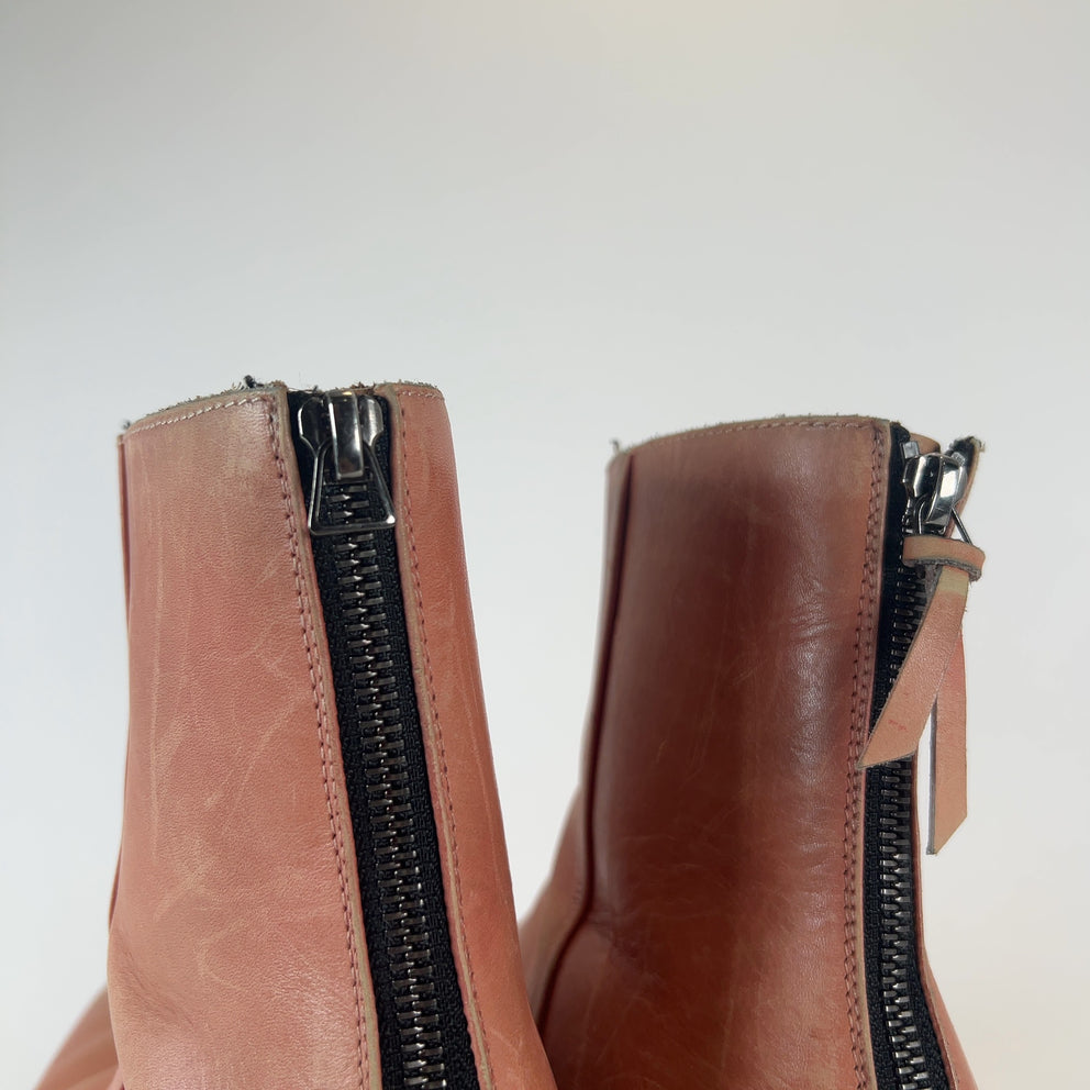 Givenchy Rose Leather Boots