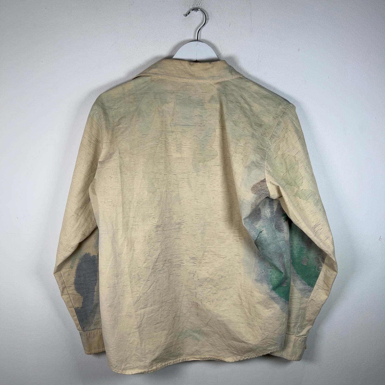 KidSuper AW23 Water Color Faces Button Up Shirt