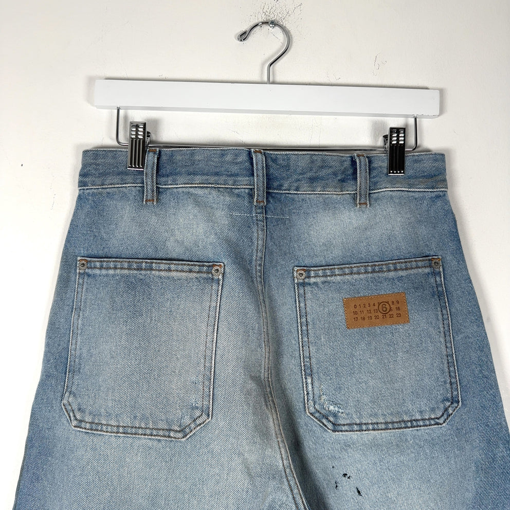 MM6 Maison Margiela Distressed Carpenter Denim Jeans