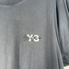 Yohji Yamamoto Black Logo T-Shirt Size M