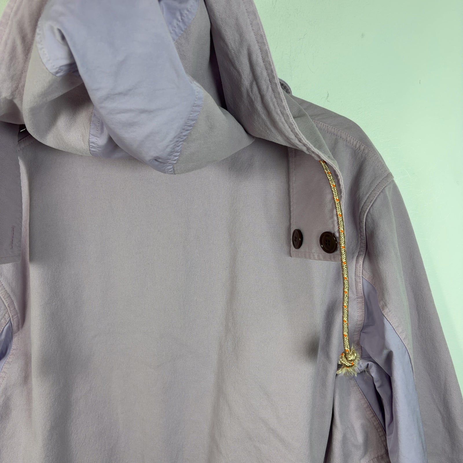 Acne Studios Parka Hooded Patch Pockets Light Jacket