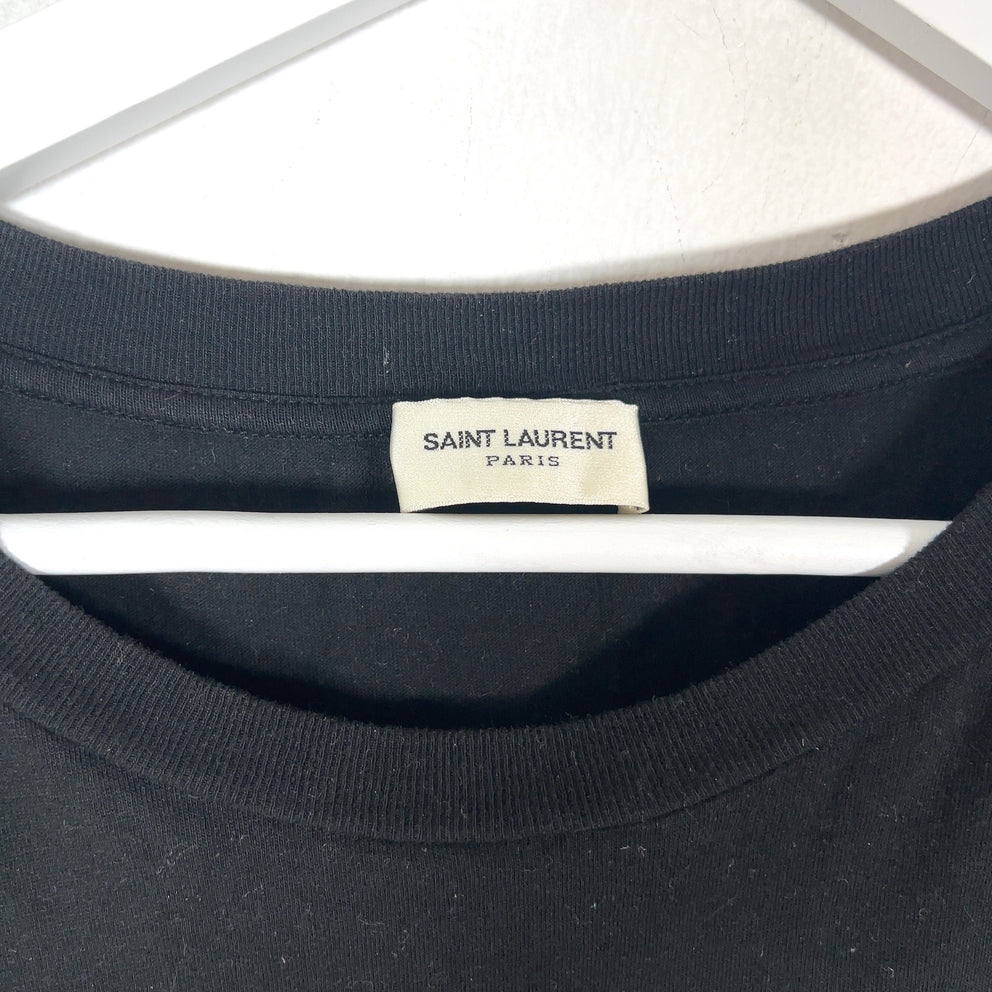 Saint Laurent Scribble Graphic Logo T-Shirt