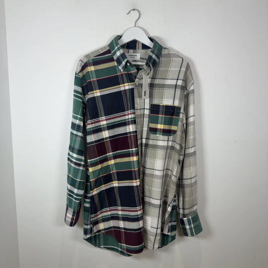 Thom Browne Tartan Cotton Flannel Shirt