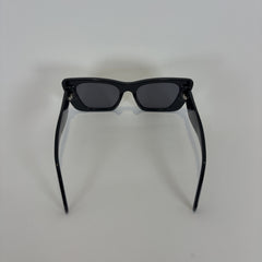 Prada Plaque Logo Wide Cat Eye Sunglasses