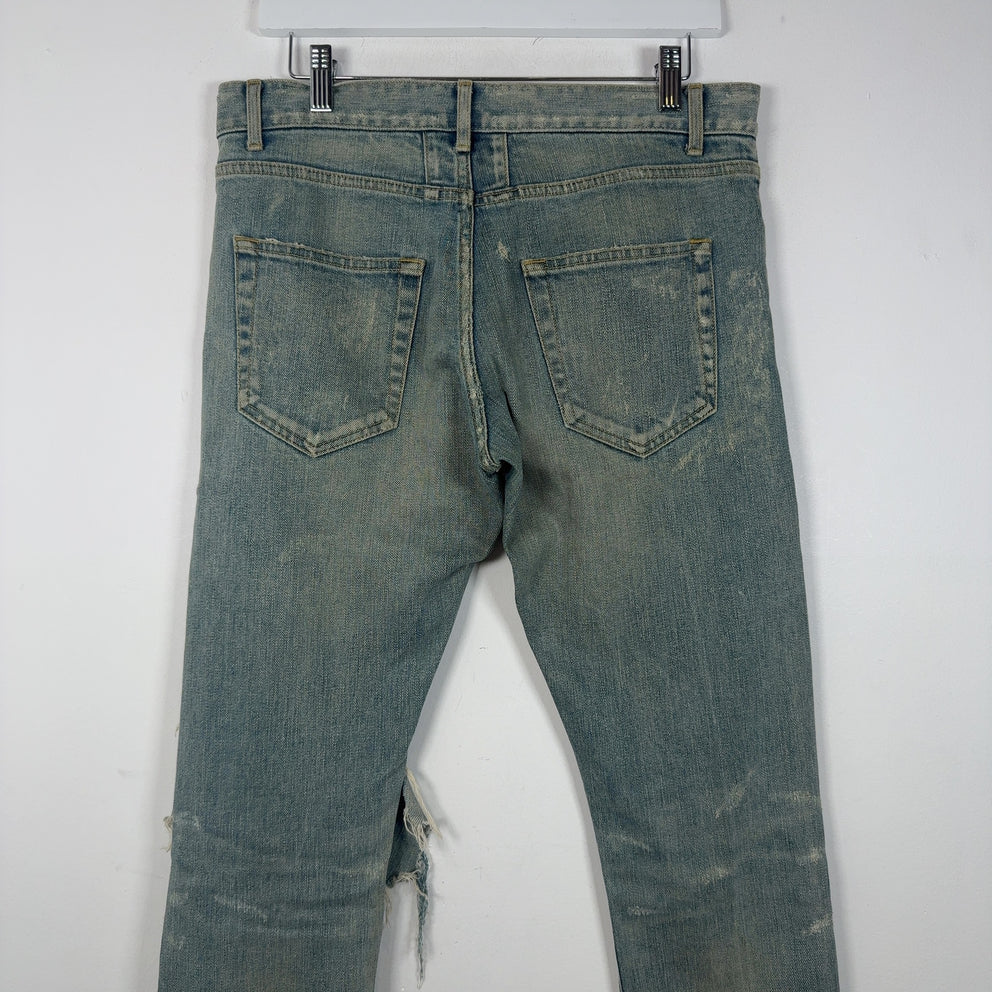 Saint Laurent Thrashed D02 Denim Jeans