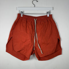 Rick Owens Strobe Penta Boxer Orange Shorts