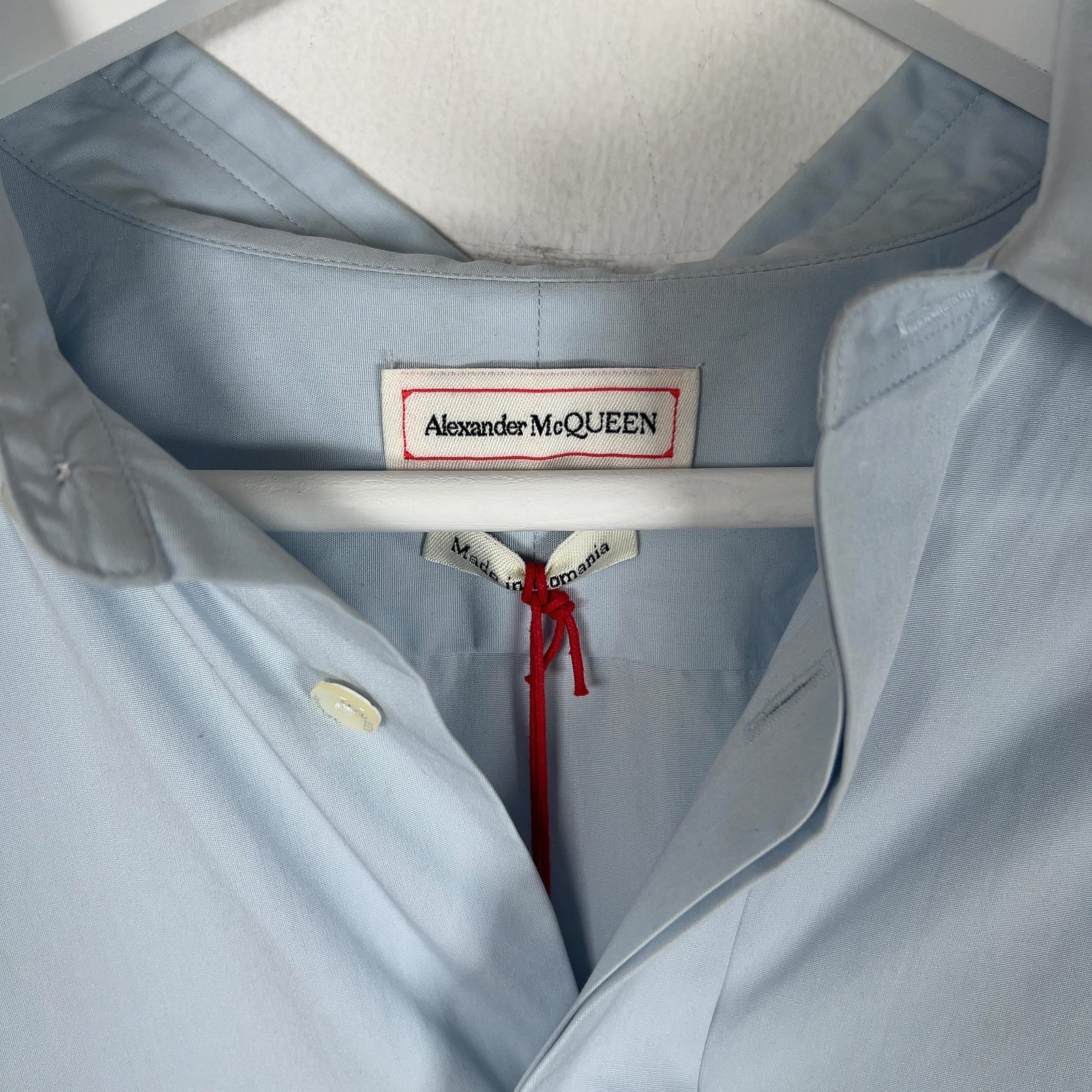 Alexander McQueen Popeline Organic Cotton Shirt