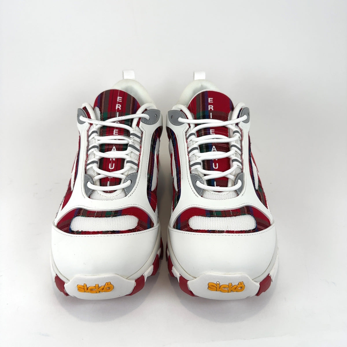 Sicko x Eric Emanuel ‘Born From Pain’ Plaid Hiking Sneakers