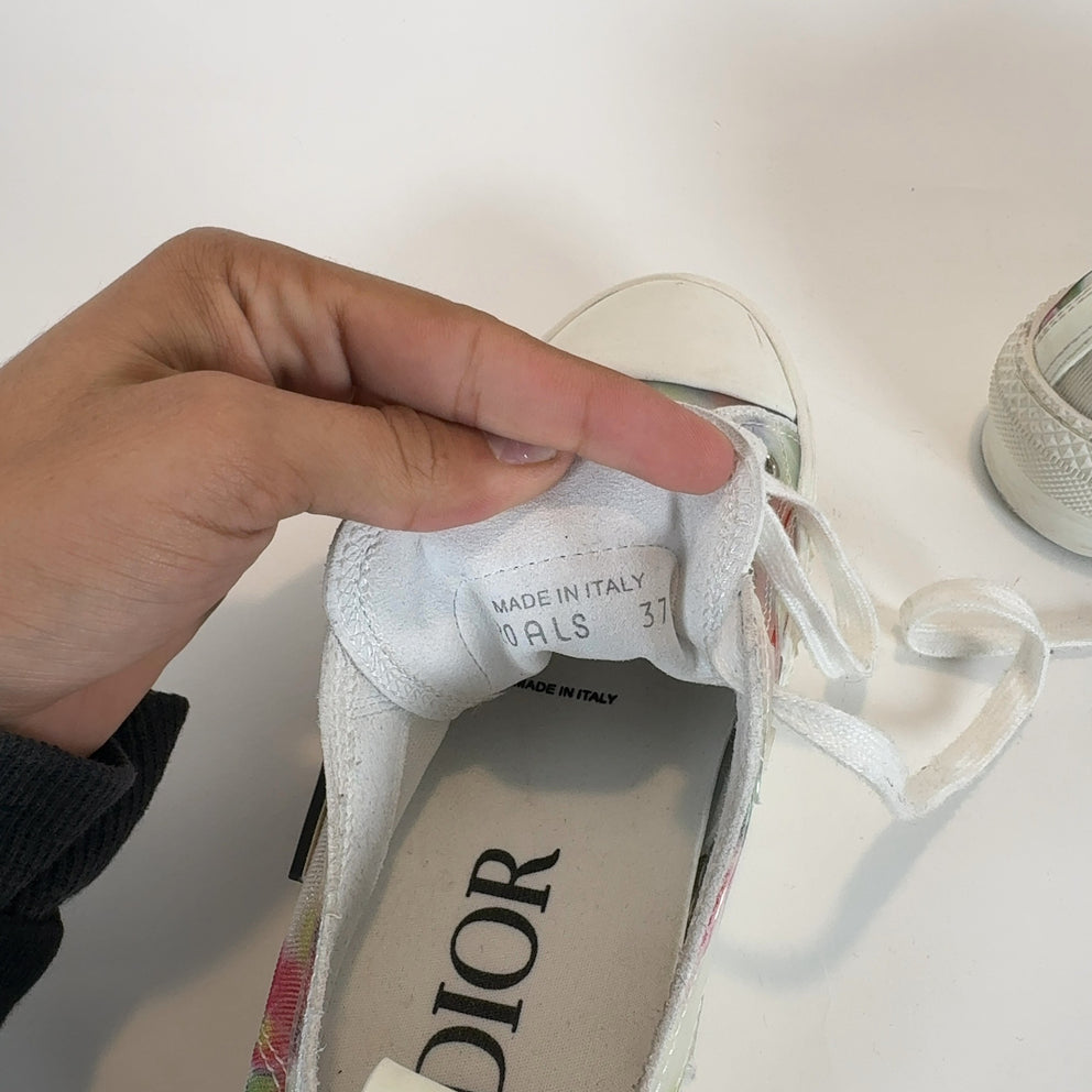 Dior B23 Floral Lowtop Sneakers