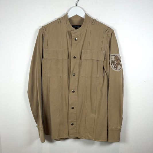Balmain 'Sahara' Embroidered Patch Jacket