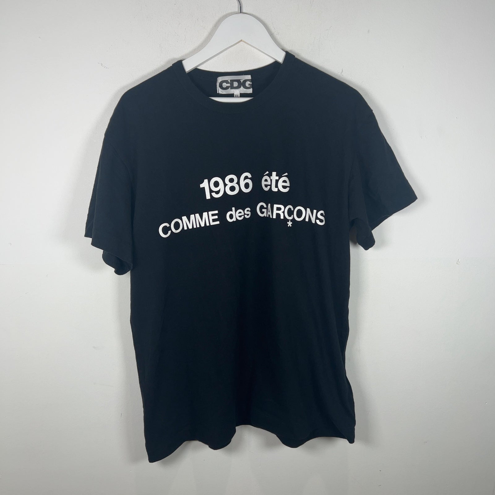 Comme Des Garcons 1986 Graphic Logo T-Shirt