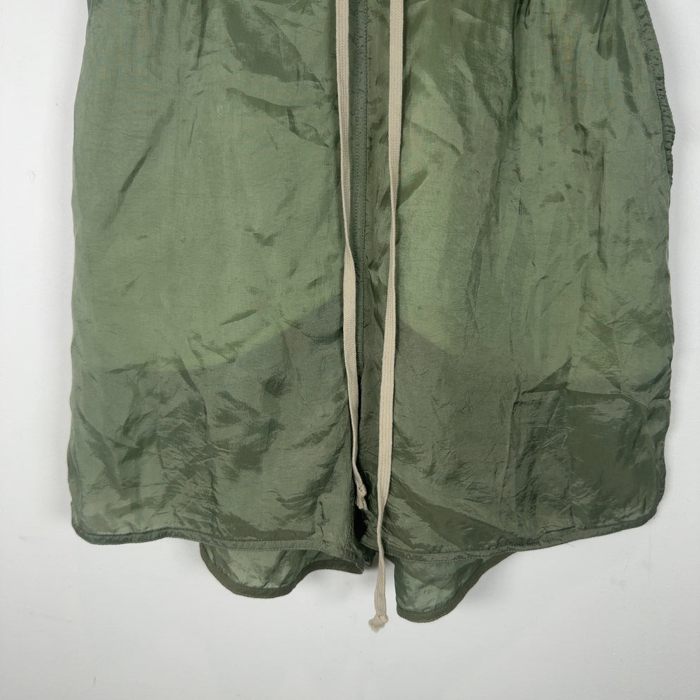 Rick Owens SS23 EDFU Silk 'Boxer' Shorts