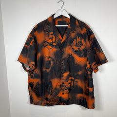 Prada Floral Print Re-Nylon Button-Up Shirt