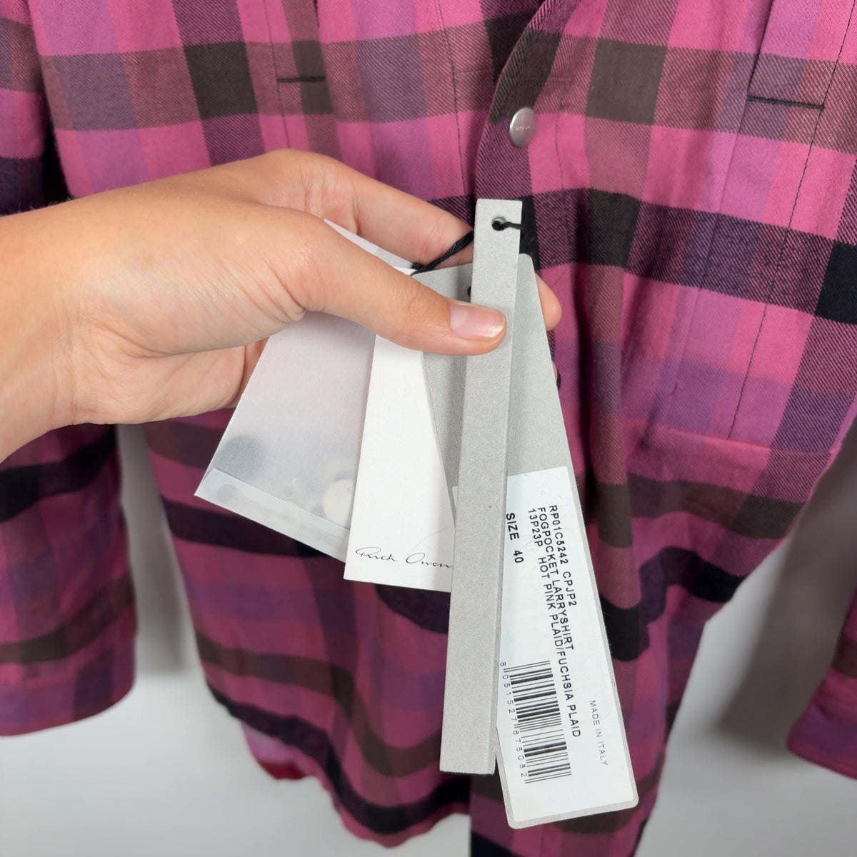Rick Owens SS23 Fogpocket Larryshirt