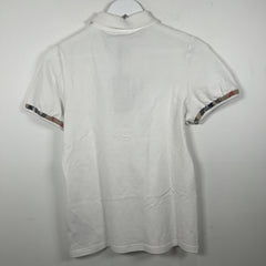 Burberry Brit White Scrunched Polo Shirt