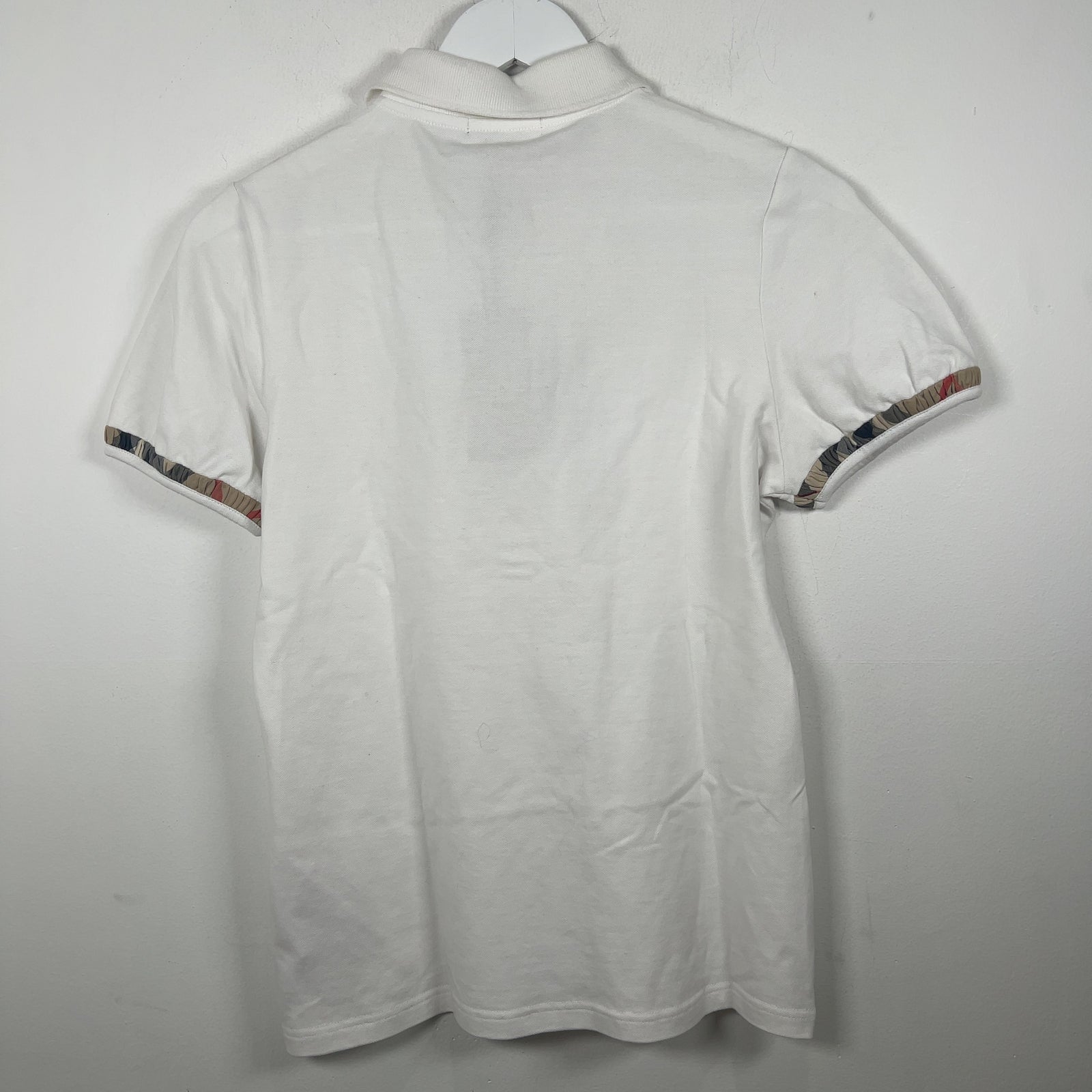Burberry Brit White Scrunched Polo Shirt