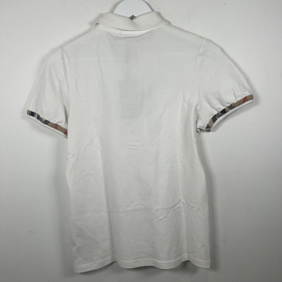 Burberry Brit White Scrunched Polo Shirt