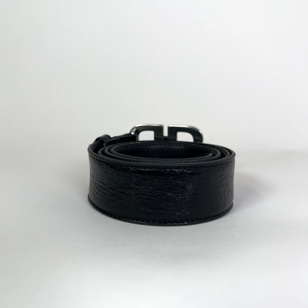 Balenciaga BB Monaco Leather Belt