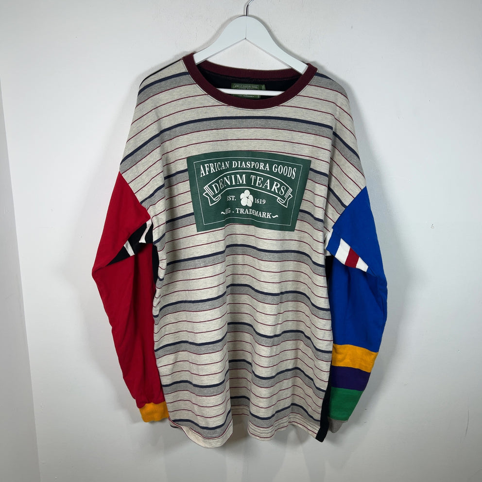 Denim Tears Hybrid Stamp Logo Longsleeve