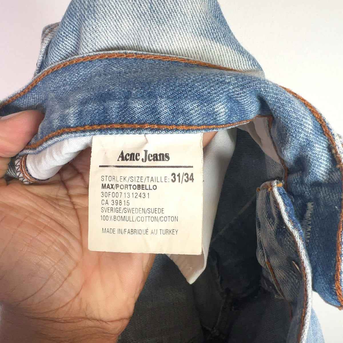 Acne Studios Vintage Max Lightwash Jeans