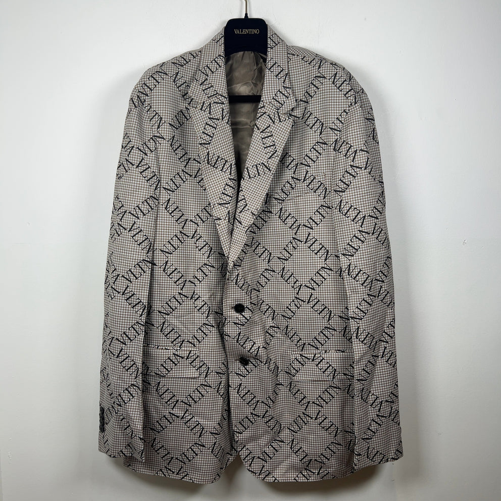 Valentino Wool VLTN Monogram Blazer