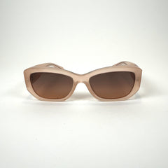 Chanel Peach Acetate CC Sunglasses