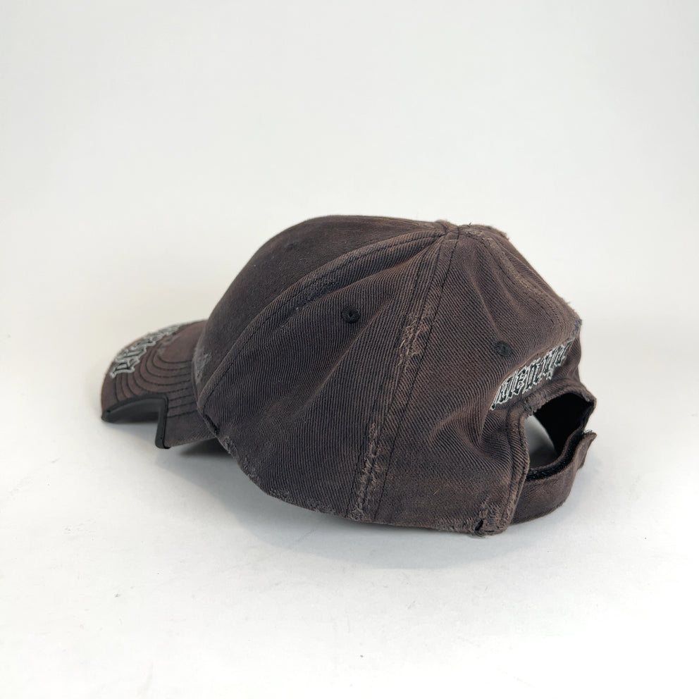 Balenciaga Old English Logo Cut Hat