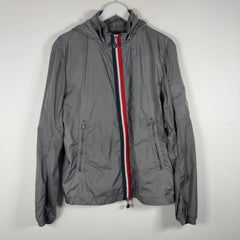 Moncler Stripped Grey Windbreaker