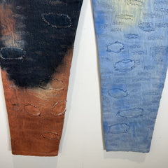 Givenchy Boro Tye-Dye Denim Jeans