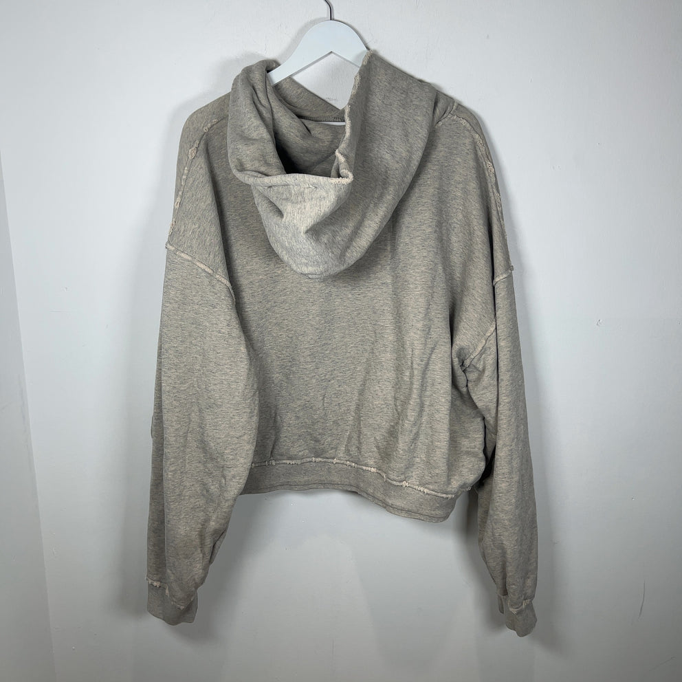 GV Gallery Rasberry Hills Crest Graphic Distressed Hoodie