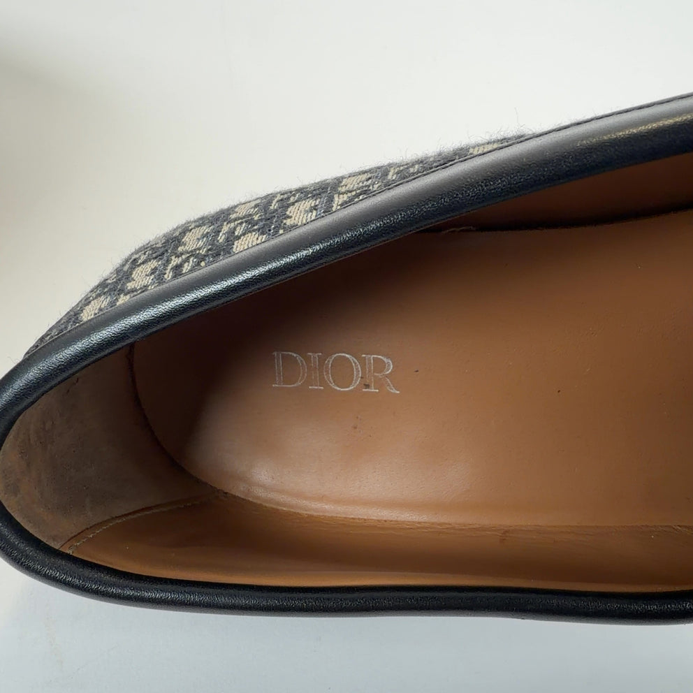 Dior Oblique Monogram Canvas Loafers