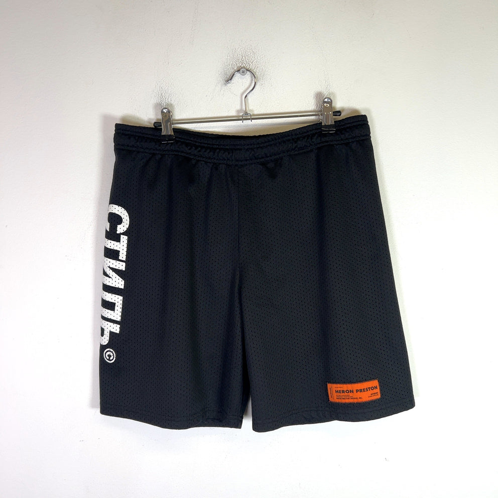 Heron Preston Logo Mesh Shorts