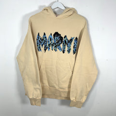 Marni Blue Spell Out Logo Hoodie