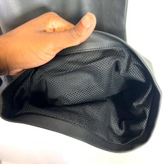 Balenciaga 3B Lambskin Wide-Leg Track Pants