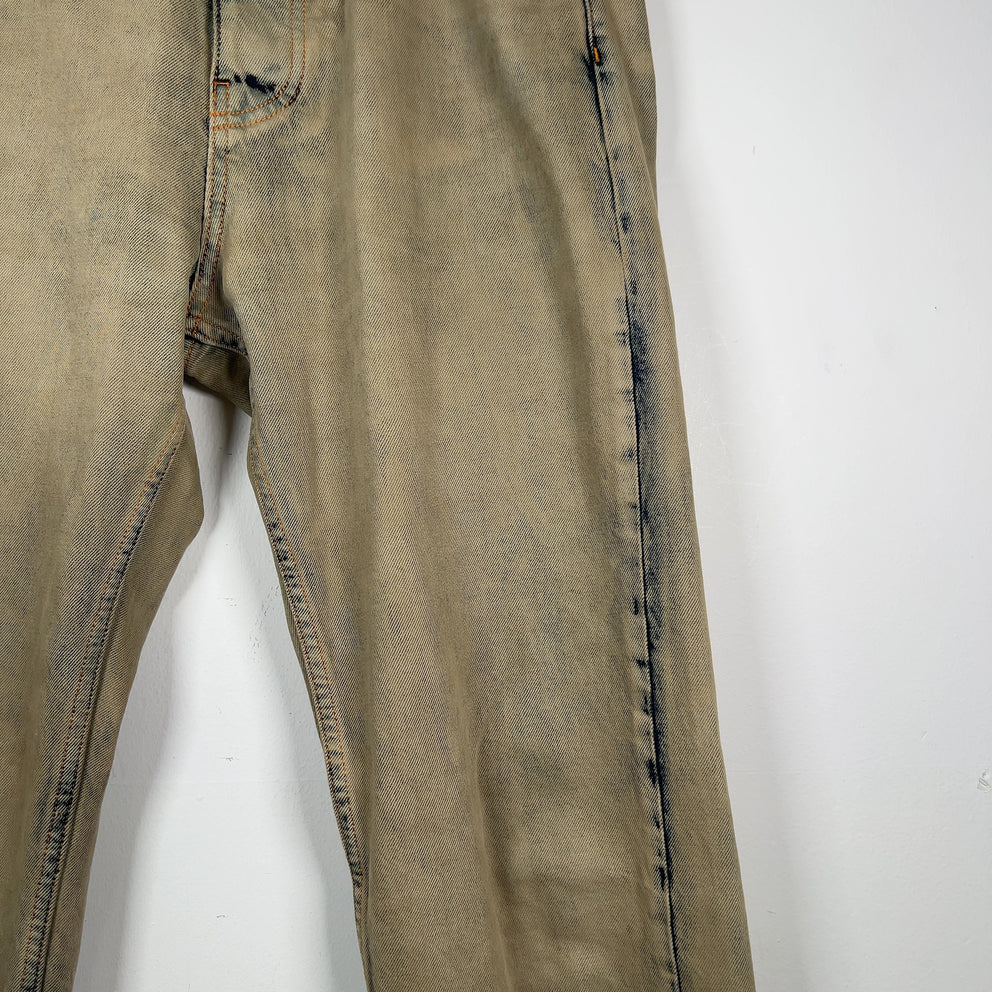 Ferragamo Acid-Wash Denim Jeans