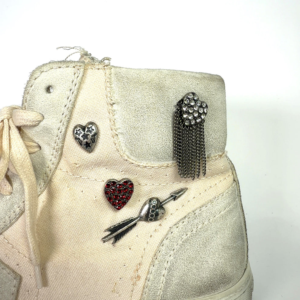 Saint Laurent FW17 'Smoking Forever' High-Top Sneakers