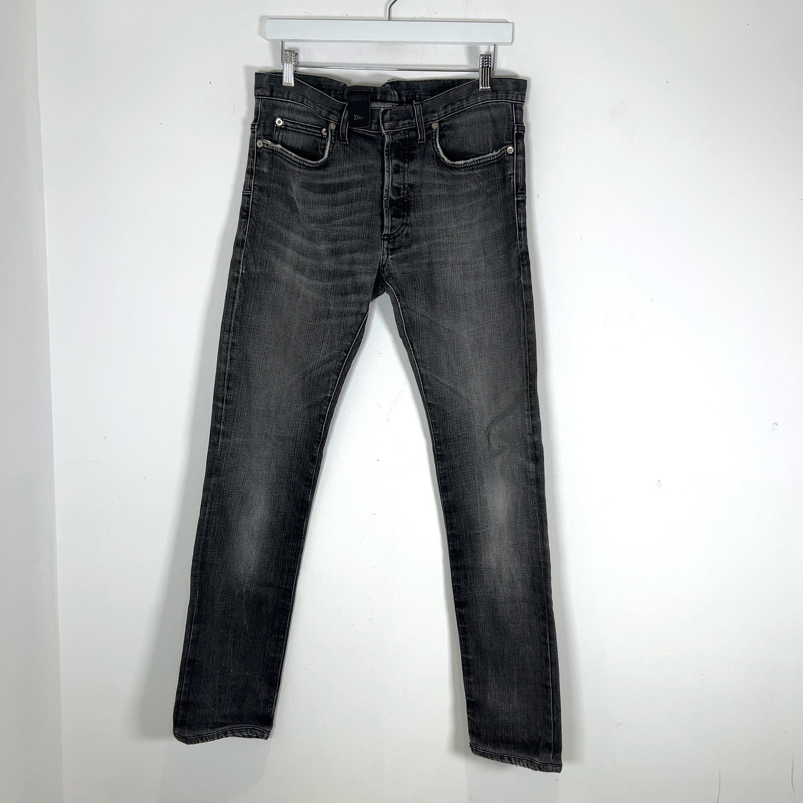 Dior SS11 Faded Whisker Skinny Jeans
