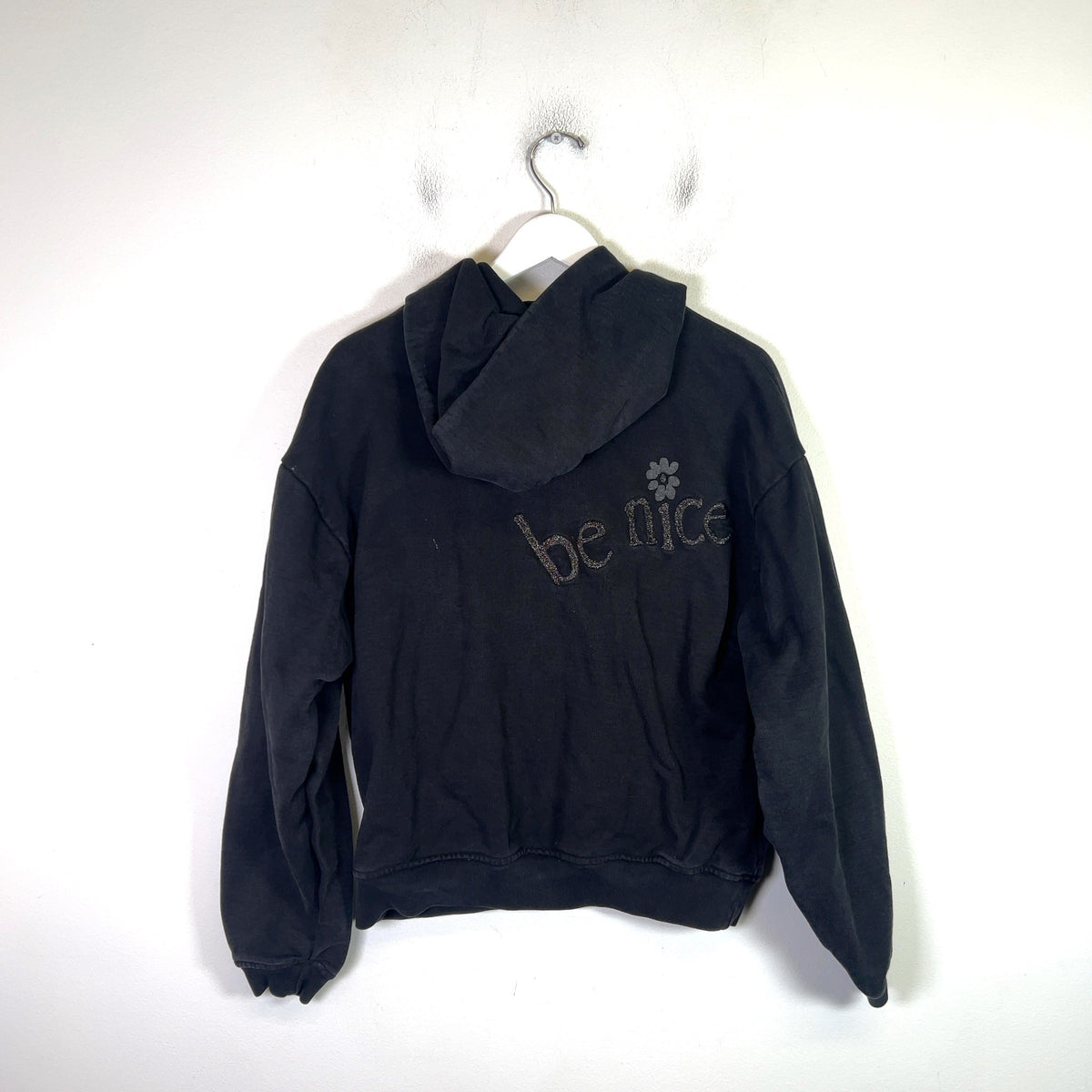 Dior x ERL 'Be Nice' Glitter Embroidered Hoodie