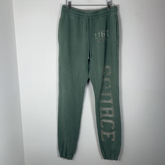 Saint Michael Distressed 'Source' Graphic Sweatpants