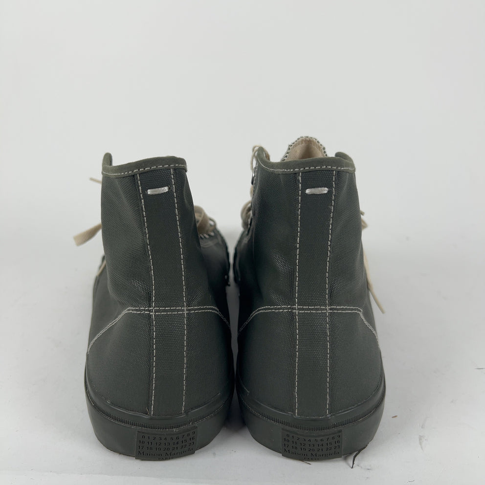 Maison Margiela Canvas Tabi Hightop Sneakers