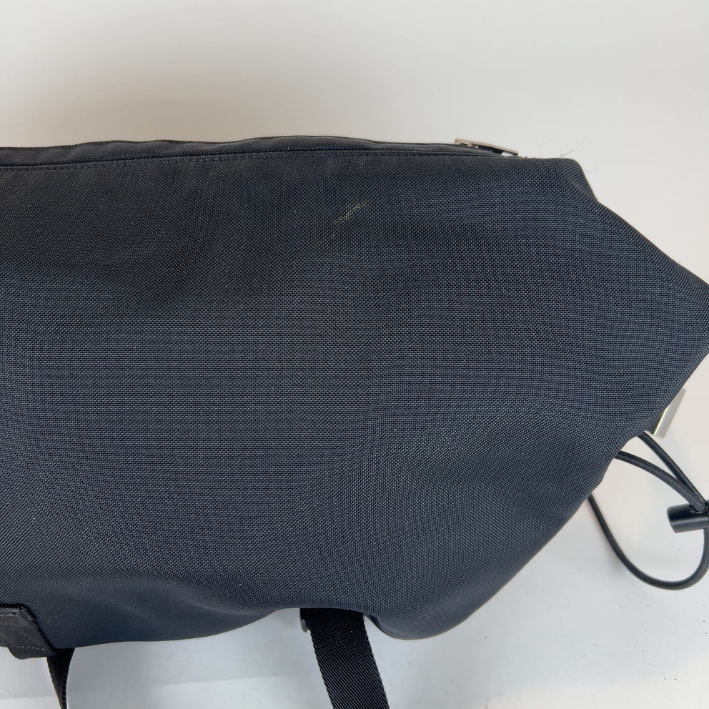 Celine Logo Nylon Trekking Messenger Bag
